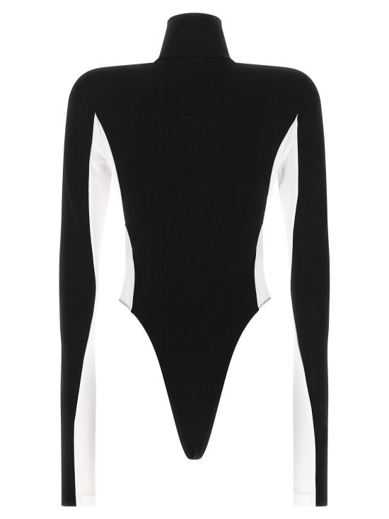 26FW 디스퀘어드2 바디수트 티셔츠 S72NA0149S23138900 White Black - DSQUARED2