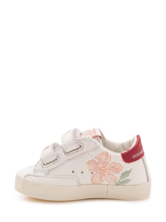 26FW [키즈] 골든구스 스니커즈 GIF00166F008653 12510 WHITE SEEDPEARL RED - GOLDEN GOOSE