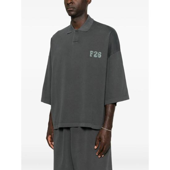 26FW 피어오브갓 폴로 티셔츠 RW00276 WIGRE BLACK - FEAR OF GOD