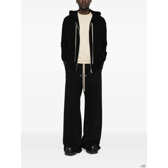 26FW 릭 오웬스 집업 니트 RU02F4614 WSBR 09 BLACK - RICK OWENS