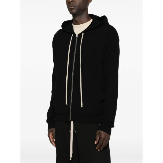 26FW 릭 오웬스 집업 니트 RU02F4614 WSBR 09 BLACK - RICK OWENS