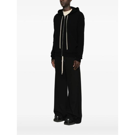 26FW 릭 오웬스 집업 니트 RU02F4614 WSBR 09 BLACK - RICK OWENS