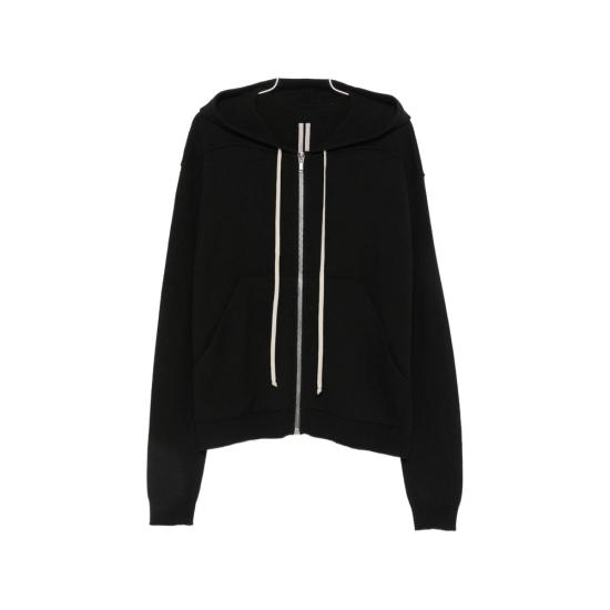 26FW 릭 오웬스 집업 니트 RU02F4614 WSBR 09 BLACK