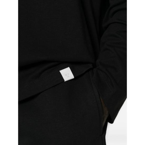 26FW 더블유오씨 긴팔 티셔츠 126TS217JE RODEZ NERO BLACK - WOC