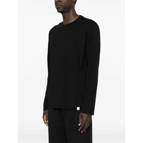 26FW 더블유오씨 긴팔 티셔츠 126TS217JE RODEZ NERO BLACK - WOC