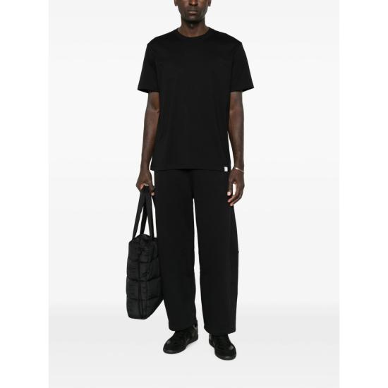 26FW 더블유오씨 반팔 티셔츠 126TS129JE PARIGI NERO BLACK - WOC