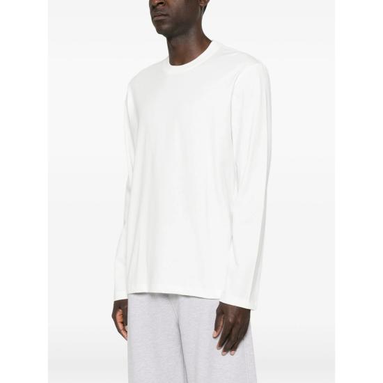 26FW 더블유오씨 긴팔 티셔츠 126TS217JE RODEZ LATTE WHITE - WOC