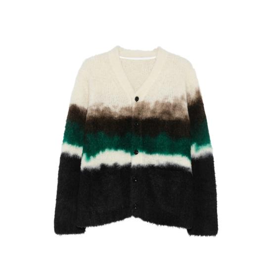 26FW 사카이 가디건 26 04132M 020 WHITE BLACK