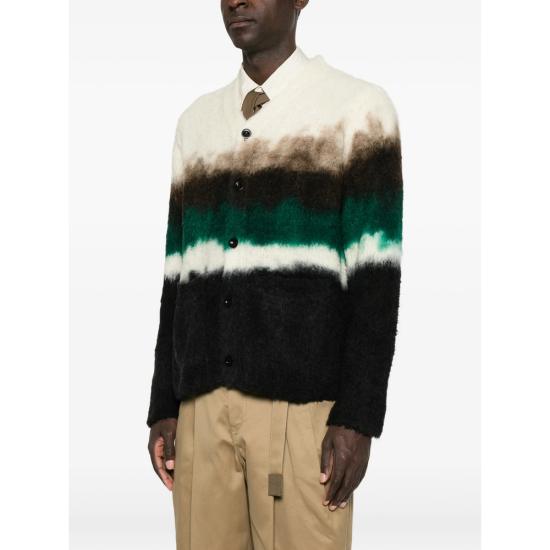 26FW 사카이 가디건 26 04132M 020 WHITE BLACK - SACAI