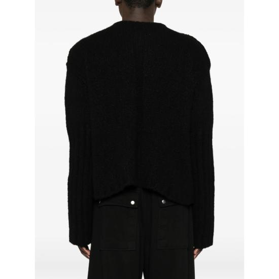 26FW 릭 오웬스 스웨터 RU02F4631 KWSSE 09 BLACK - RICK OWENS