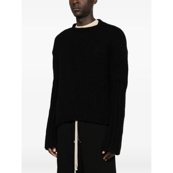 26FW 릭 오웬스 스웨터 RU02F4631 KWSSE 09 BLACK - RICK OWENS