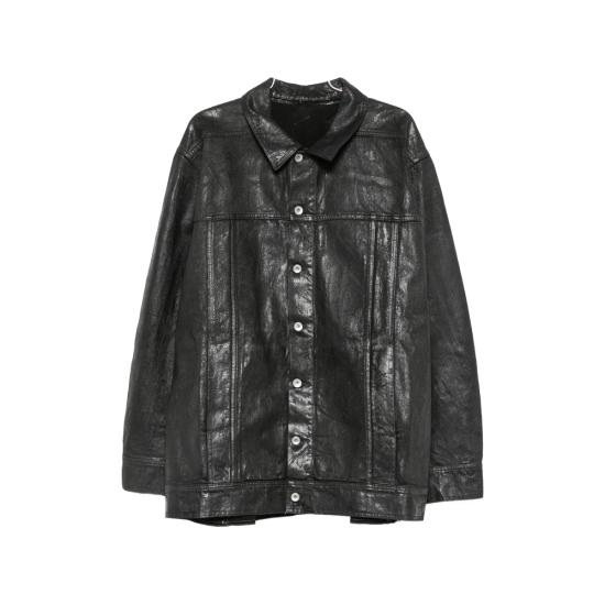 26FW 다크쉐도우 가죽 자켓 DU02F6761 BMC 09 BLACK