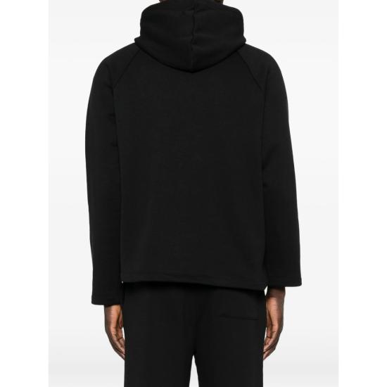26FW 더블유오씨 후드 티셔츠 126SW215FL WINNER NERO BLACK - WOC