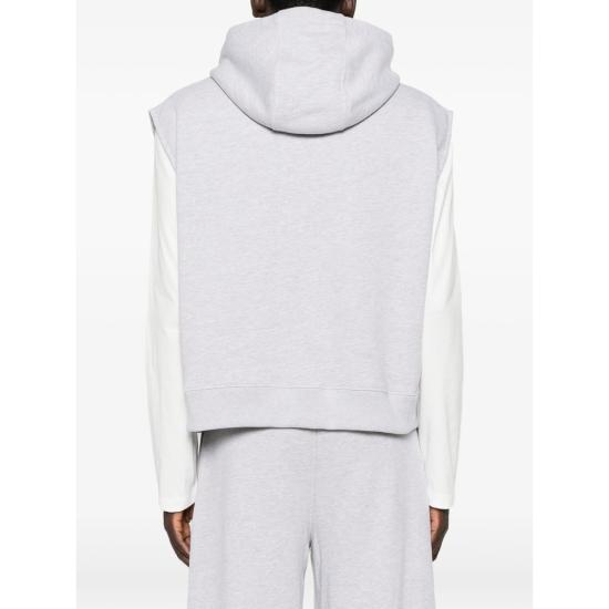 26FW 더블유오씨 후드 티셔츠 126SW208FD MILLER GRIME GREY - WOC