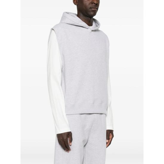 26FW 더블유오씨 후드 티셔츠 126SW208FD MILLER GRIME GREY - WOC