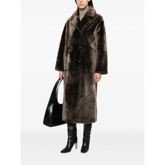 26FW 이브살로몬 무스탕 24WYM60723MERL A2338 BROWN - YVES SALOMON