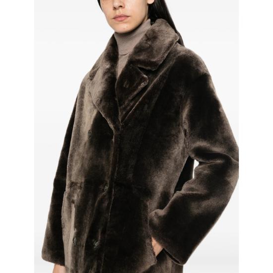 26FW 이브살로몬 무스탕 24WYM60723MERL A2338 BROWN - YVES SALOMON