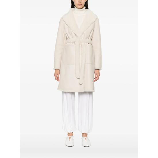26FW 이브살로몬 코트 27WYM61694MESI A1006 NEUTRALS - YVES SALOMON