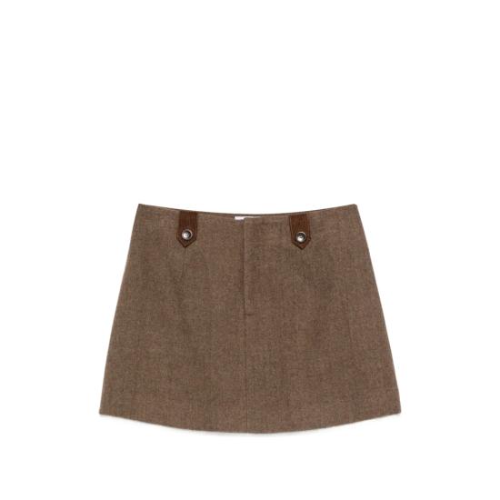 26FW 엘레 스커트 EFW260015 MARRO BROWN