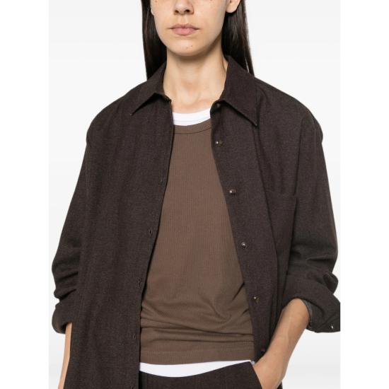 26FW 엘레 셔츠 EFW260228 MORO BROWN - ELEH