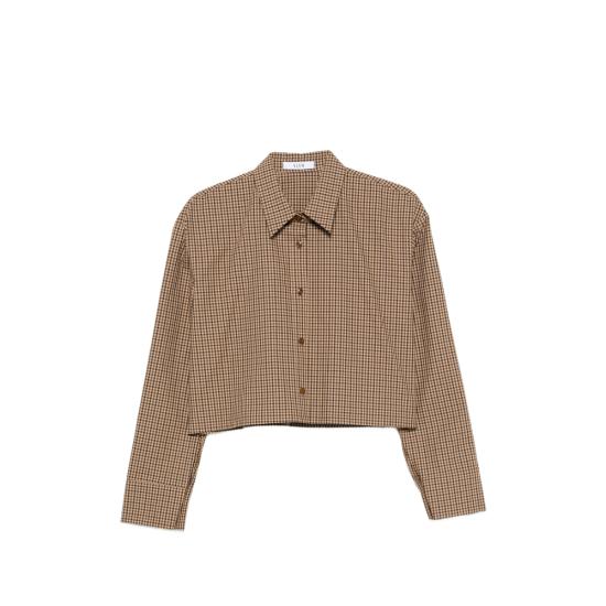 26FW 엘레 셔츠 EFW260119 VERDE BROWN