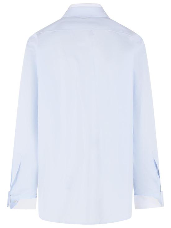 26FW 아크네 스튜디오 레이어드 버튼 코튼 셔츠 BB0708AF2 Light Blue - ACNE STUDIOS