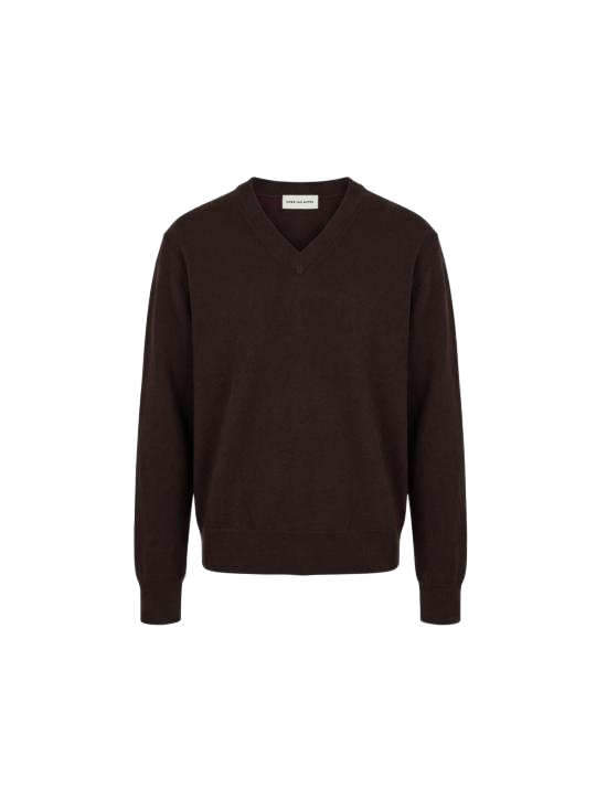26FW 드리스 반 노튼 스웨터 0212104705 704 DARK BROWN