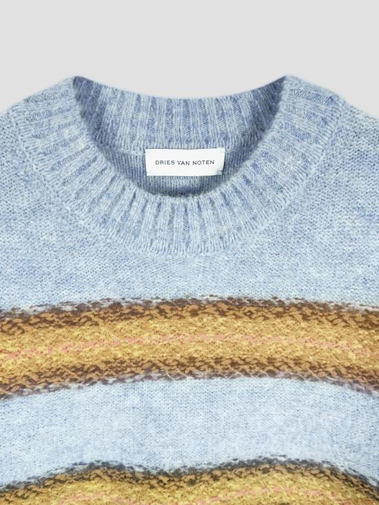 26FW 드리스 반 노튼 스웨터 0212364755 514 LIGHT BLUE - DRIES VAN NOTEN