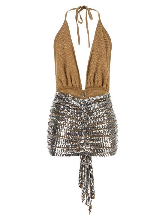 26FW 디스퀘어드2 숏 원피스 S75CV1011D13234905 Silver - DSQUARED2