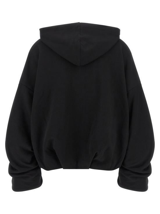 26FW 드리스 반 노튼 후드 티셔츠 2621311074610900 Black - DRIES VAN NOTEN