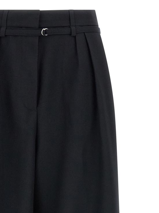 26FW 드리스 반 노튼 스트레이트 팬츠 2621309064265900 Black - DRIES VAN NOTEN