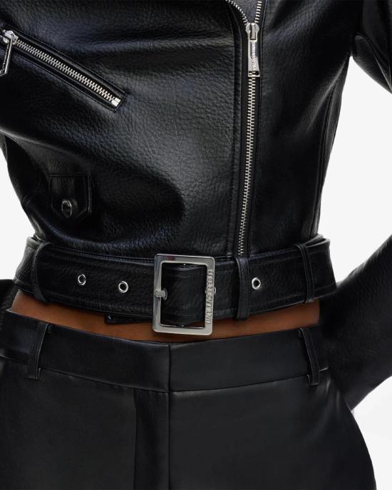 26FW 칼라거펠트 가죽 자켓 B3W14008 999 NERO - KARL LAGERFELD