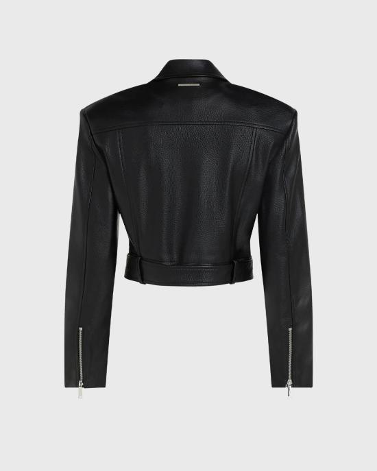 26FW 칼라거펠트 가죽 자켓 B3W14008 999 NERO - KARL LAGERFELD