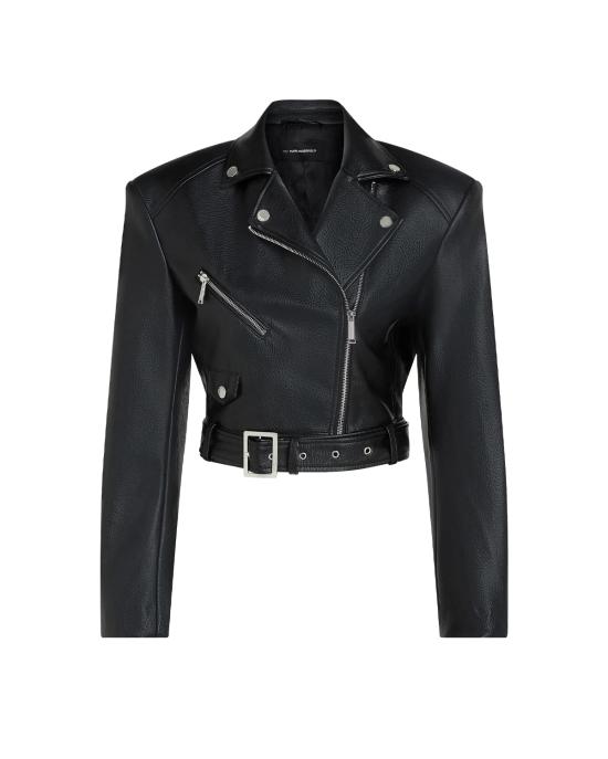 26FW 칼라거펠트 가죽 자켓 B3W14008 999 NERO