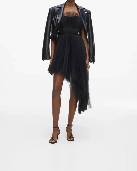26FW 칼라거펠트 미디 원피스 B3W13022 999 NERO - KARL LAGERFELD