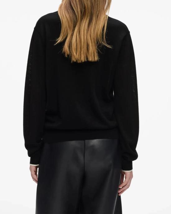 26FW 칼라거펠트 가디건 B3W18038 999 NERO - KARL LAGERFELD