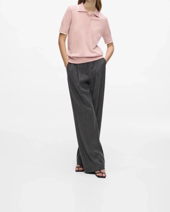 26FW 칼라거펠트 폴로 티셔츠 B3W18044 b86 ROSA - KARL LAGERFELD