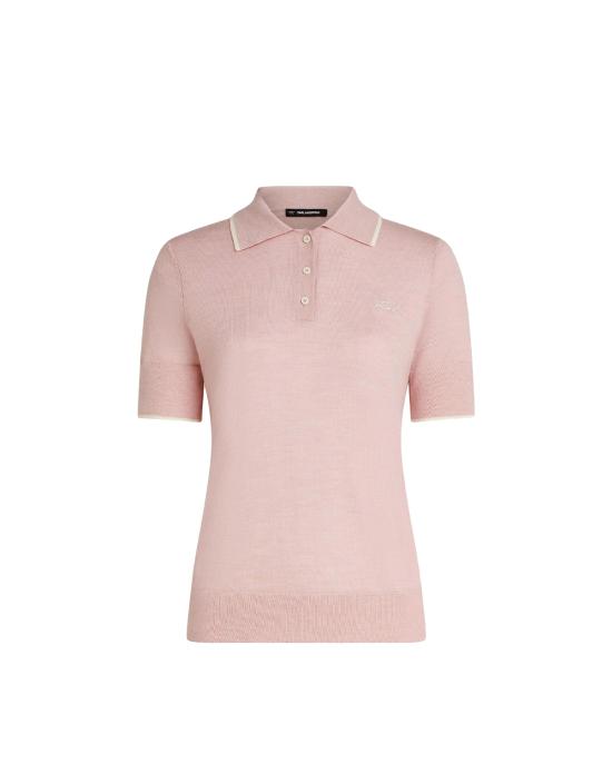 26FW 칼라거펠트 폴로 티셔츠 B3W18044 b86 ROSA