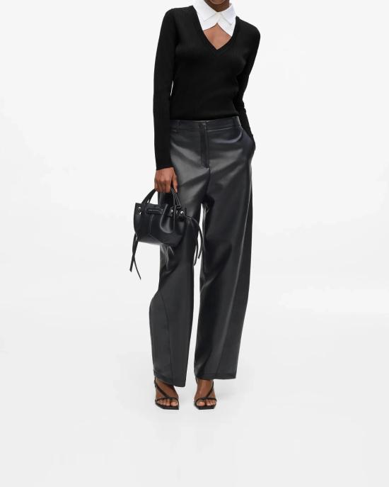26FW 칼라거펠트 스웨터 B3W18024 998 NERO BIANCO - KARL LAGERFELD