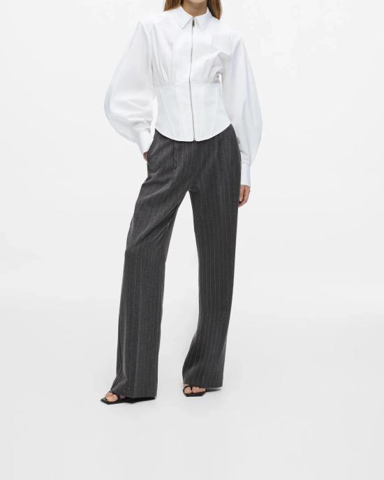 26FW 칼라거펠트 블라우스 B3W11020 100 BIANCO - KARL LAGERFELD