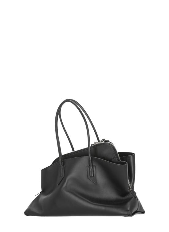 26FW 디 아티코 라 파세지아타 미디엄 탑 핸들 백 250WAH00054 LBT019AA100 BLACK - THE ATTICO