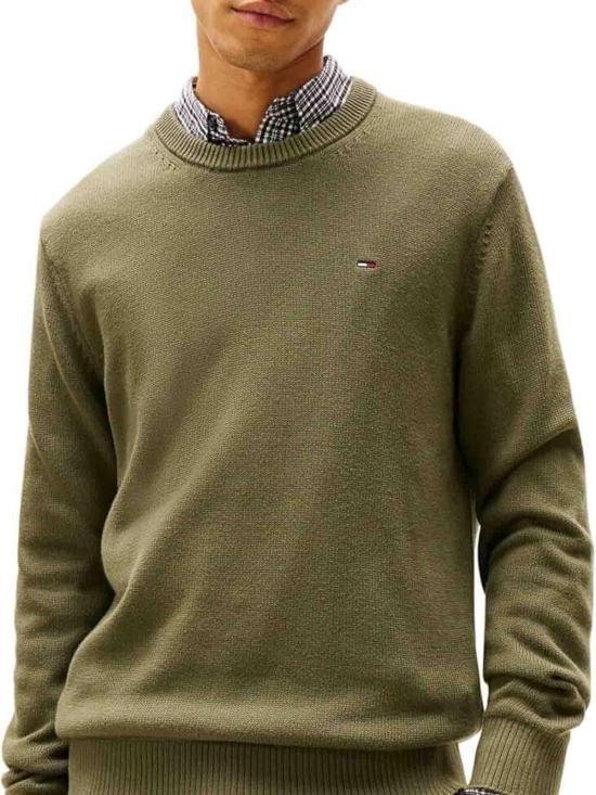 26SS 타미힐피거 스웨터 DM0DM21787GY1 GREEN - TOMMY HILFIGER