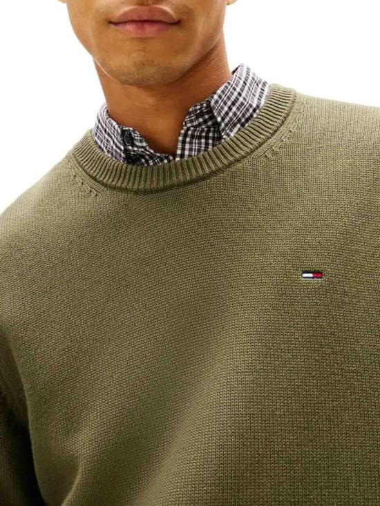 26SS 타미힐피거 스웨터 DM0DM21787GY1 GREEN - TOMMY HILFIGER