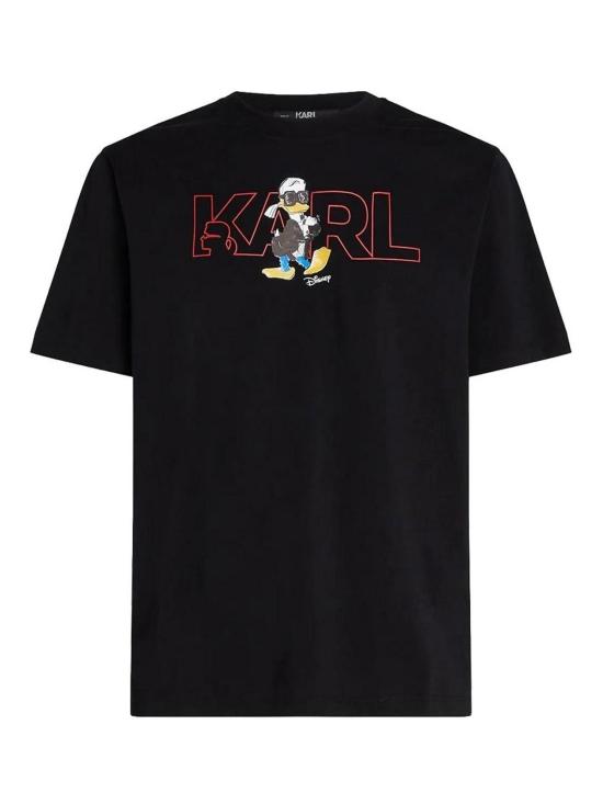  칼라거펠트 반팔 티셔츠 755097532270990 Black