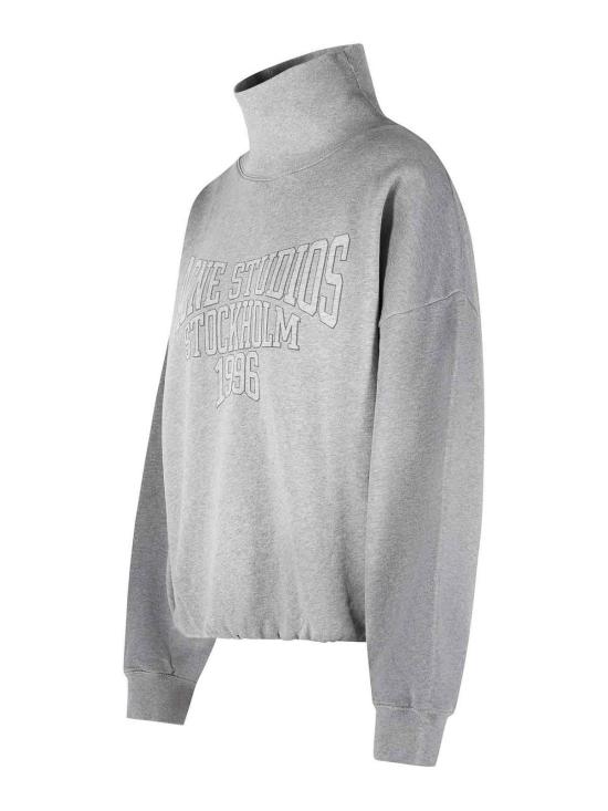 26FW 아크네 스튜디오 플리스 로고 스웨트셔츠 플리스 로고 스웨트셔츠 AI0193990 - ACNE STUDIOS