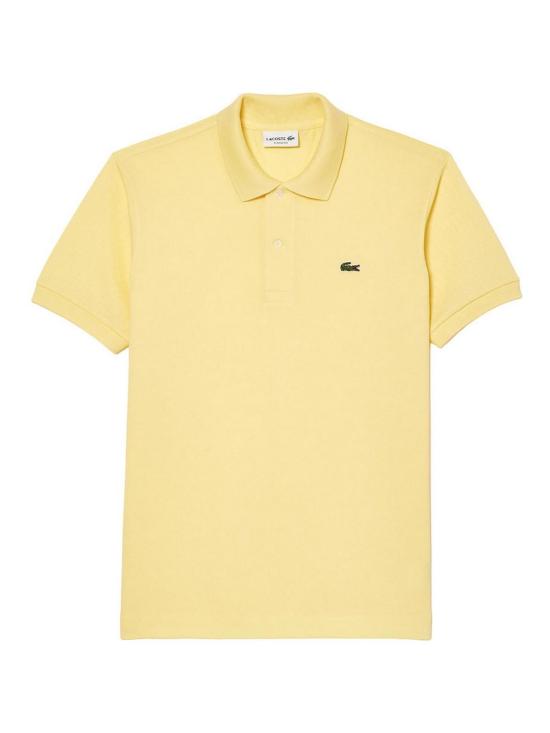  라코스테 클래식 핏 피케 폴로 셔츠 L1212107 Yellow