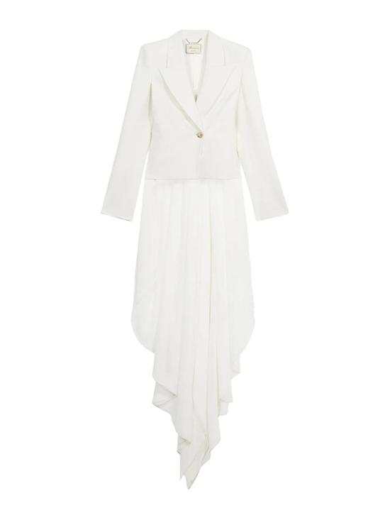 26SS 블루마린 미디 스커트 4B036AN0102 White