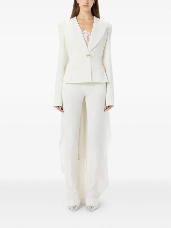 26SS 블루마린 미디 스커트 4B036AN0102 White - BLUMARINE