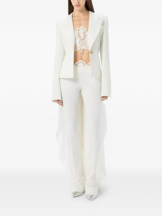 26SS 블루마린 미디 스커트 4B036AN0102 White - BLUMARINE