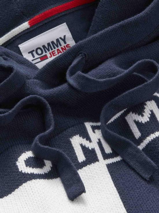  타미힐피거 후드 티셔츠 DM0DM13897C87 Blue - TOMMY HILFIGER